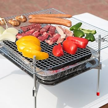 ビンテージ　BBQコンロ BBQ ステンレスグリル CAPTAIN STAG コンロ/グリル 【通販